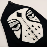 HA HOCKEY MASK FULL ZIP UP HOODIE