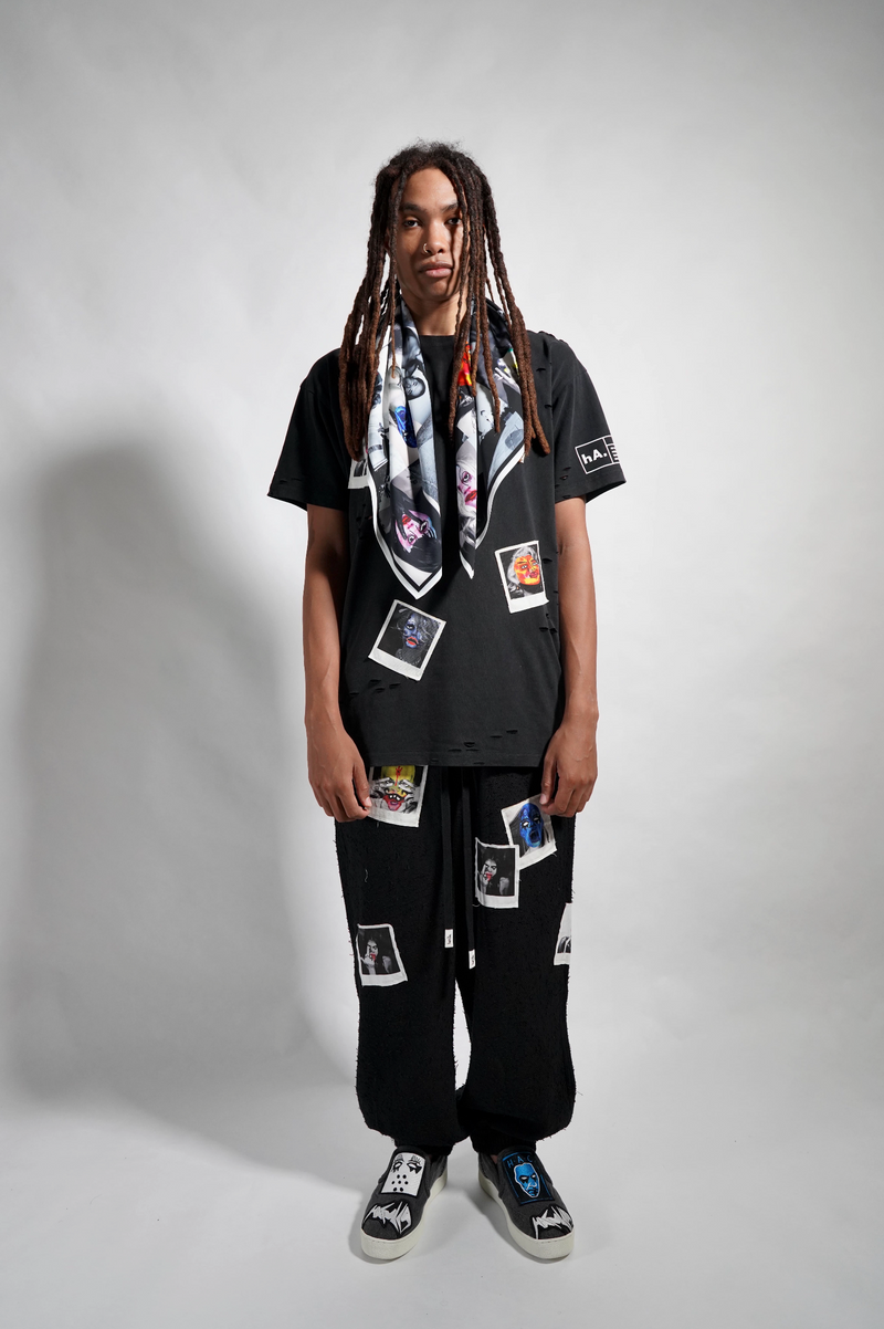 POLAROID COLLECTION SWEATPANTS - BLACK