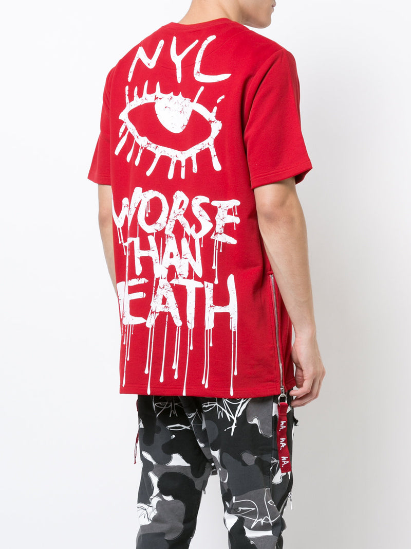 EYEZ ON DEATH EXTENDED TEE