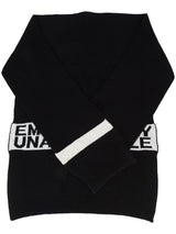 EMOTIONALLY UNAVAILABLE KNIT (BLACK)