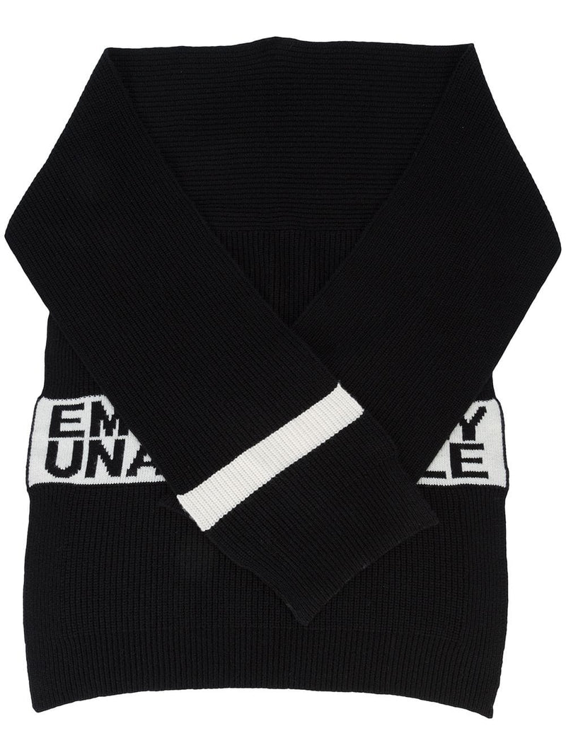 EMOTIONALLY UNAVAILABLE KNIT (BLACK)