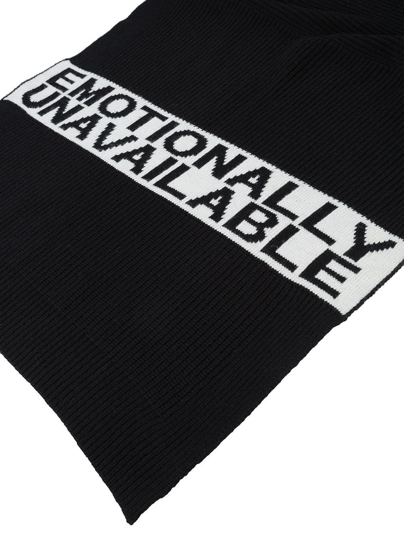 EMOTIONALLY UNAVAILABLE KNIT (BLACK)