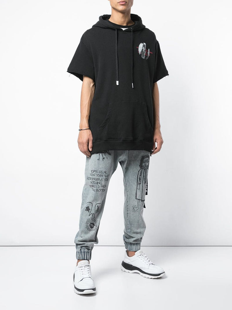 TORN AWAY S/S HOODIE