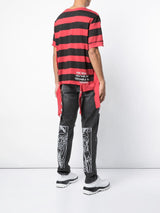 SOME REAL NEW YORK SHIT DESTRUCTED KNIT (BLACK/RED STRIPE)