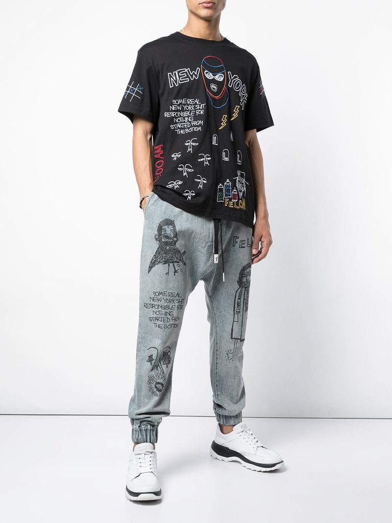 FELON DROP CROTCH WOVEN PANT