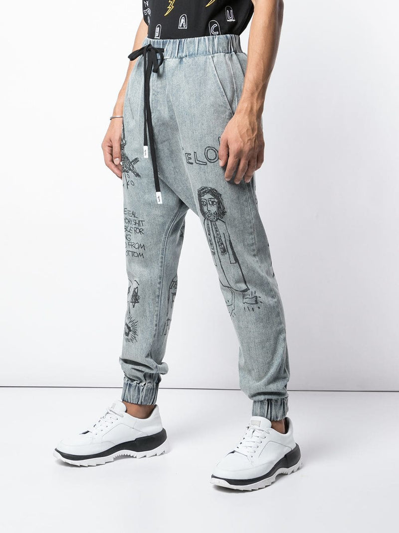 FELON DROP CROTCH WOVEN PANT