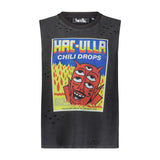 CHILI DROPS VINTAGE TANK BLACK