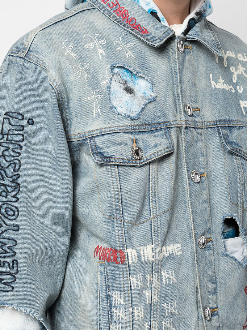 RESPONSIBLE FOR NOTHING DENIM JACKET