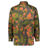 UP IN FLAMES SHIRT GREEN/ORANGE JACQUARD