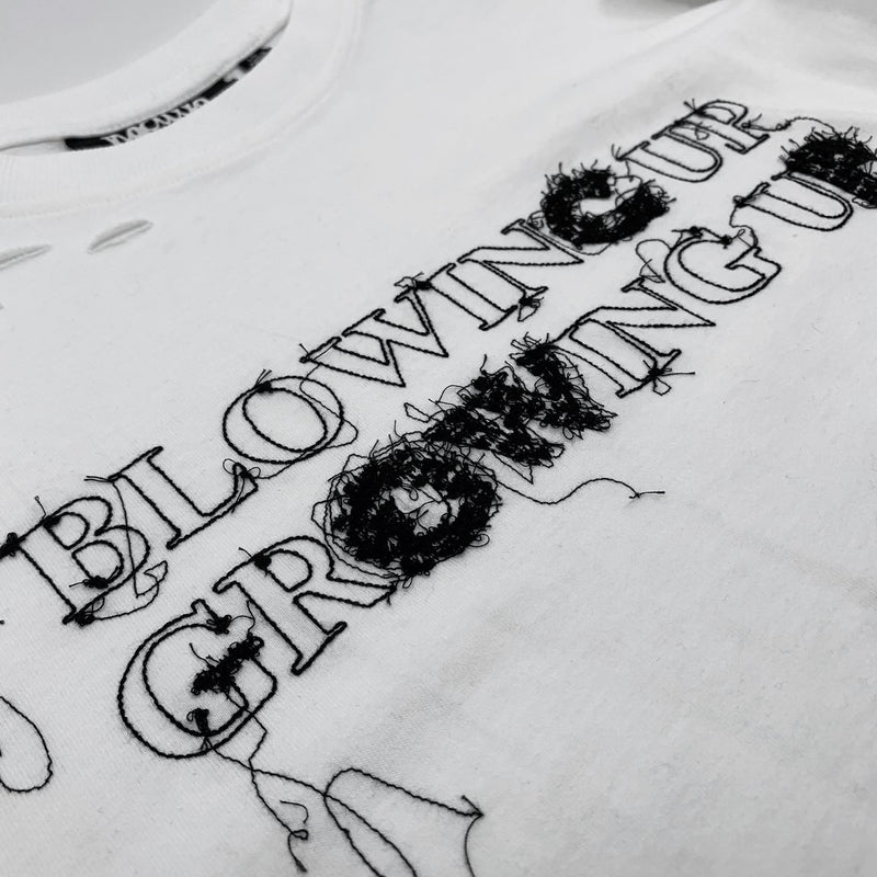 BLOWING UP, GROWING UP T-SHIRT