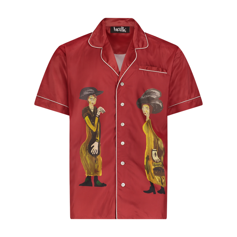 GOSSIP IN THE CACTUS GARDEN VISCOSE SHIRT