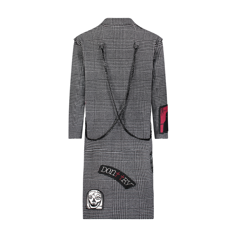 Haculla Eternal Salvation trench coat - Grey