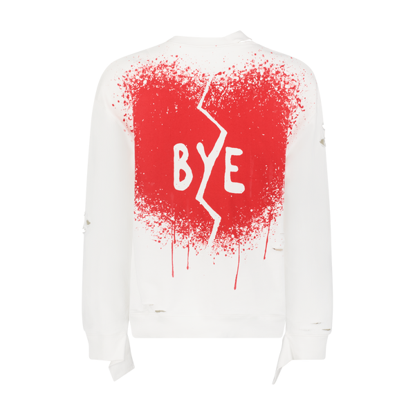 HI. BYE. CREWNECK