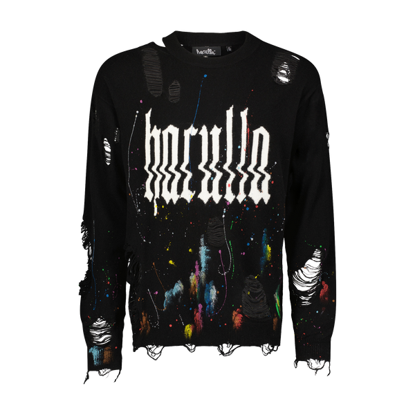 GLITCHED HACULLA KNITTED SWEATER