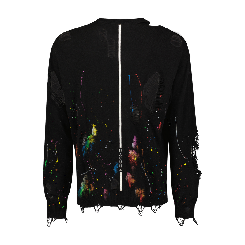 GLITCHED HACULLA KNITTED SWEATER