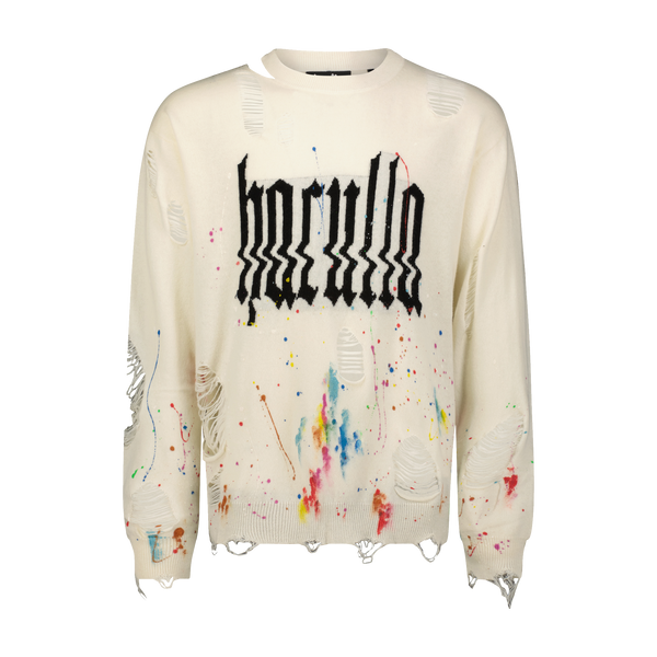 GLITCHED HACULLA KNITTED SWEATER