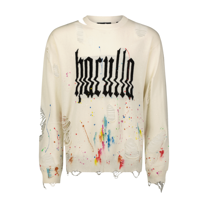 GLITCHED HACULLA KNITTED SWEATER