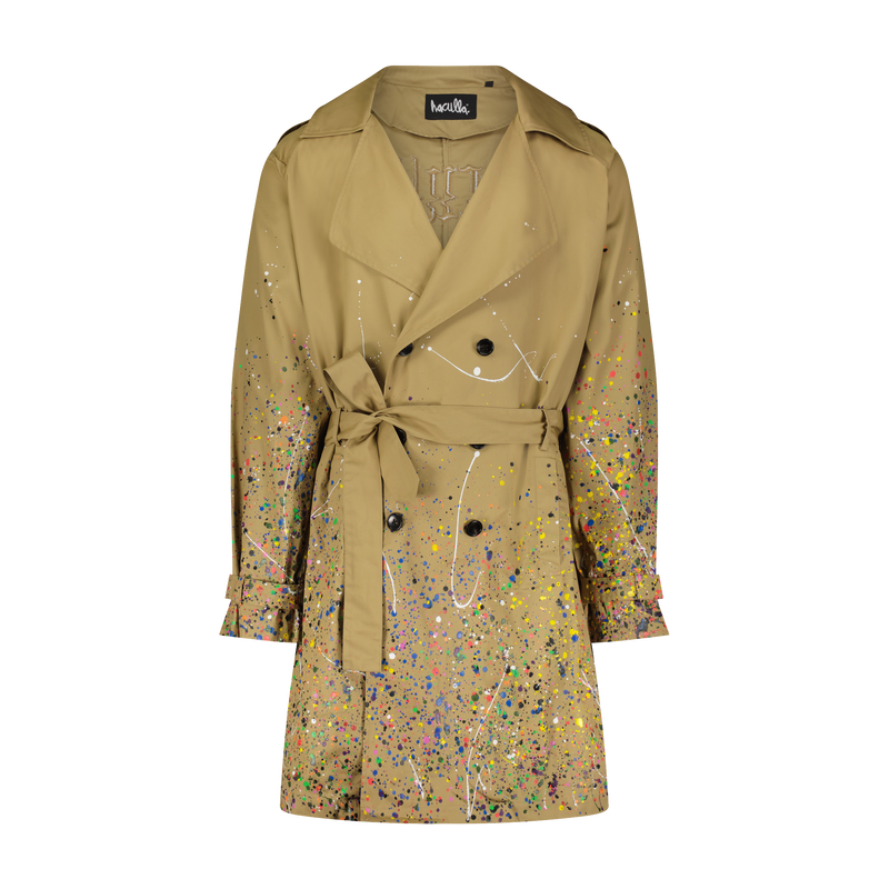 SMOTHERED IN PAINT TRENCH COAT – Haculla SMOTHERED IN PAINT TRENCH COAT – Haculla