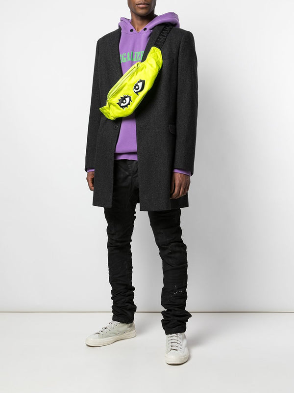 SIGNATURE EYES FANNY PACK LIME YELLOW