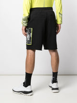OVERLAP KNIT SHORT BLACK