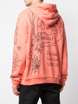 SING STANDARD SHOULDER HOODIE CORAL