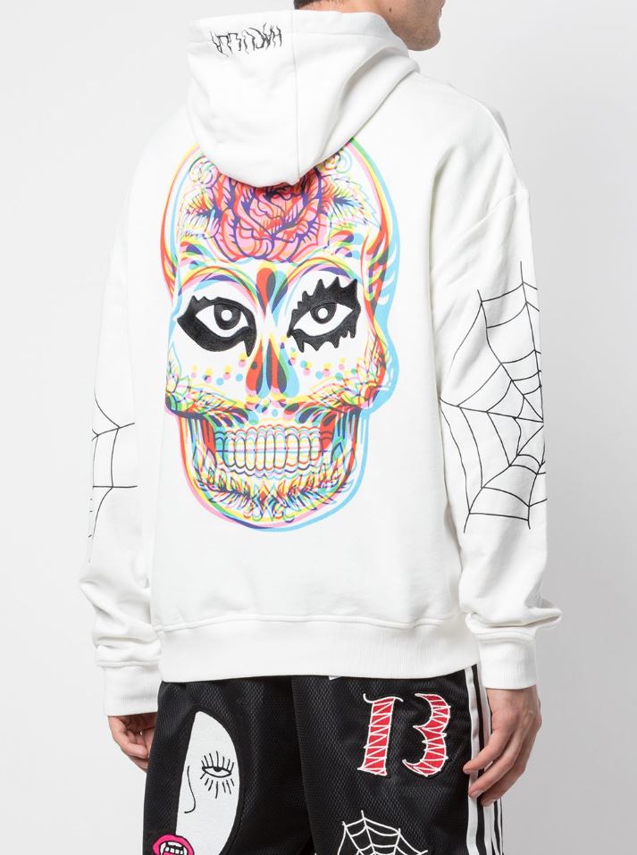 SUGAR HACULLA DROP SHOULDER HOODIE OFF-WHITE