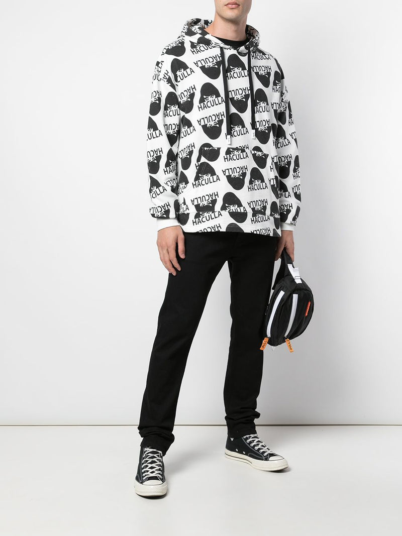 WATCHING YOU DROP SHOULDER HOODIE OFF-WHITE
