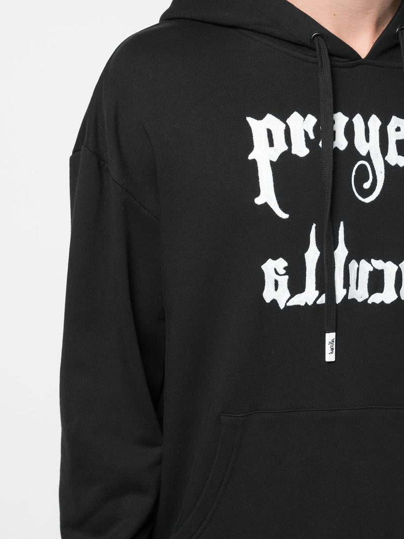 MOTHER DROP SHOULDER HOODIE BLACK