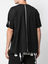 HACULLA NOTEBOOK DROP SHOULDER TEE BLACK