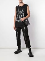 CREST TANK TOP BLACK
