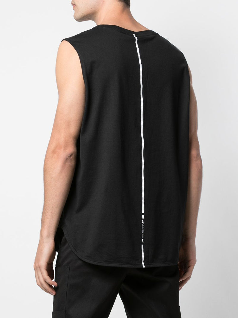 CREST TANK TOP BLACK
