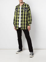 SIGNATURE EYES WOVEN SHIRT YELLOW/BLACK PLAID