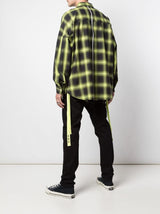 SIGNATURE EYES WOVEN SHIRT YELLOW/BLACK PLAID