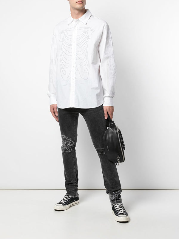 TATTED HACULLA WOVEN SHIRT OFF-WHITE