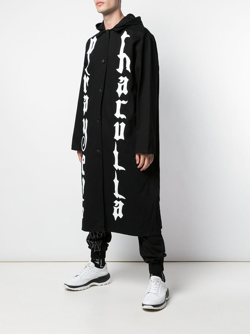 MOTHER LONG HOODED JACKET BLACK