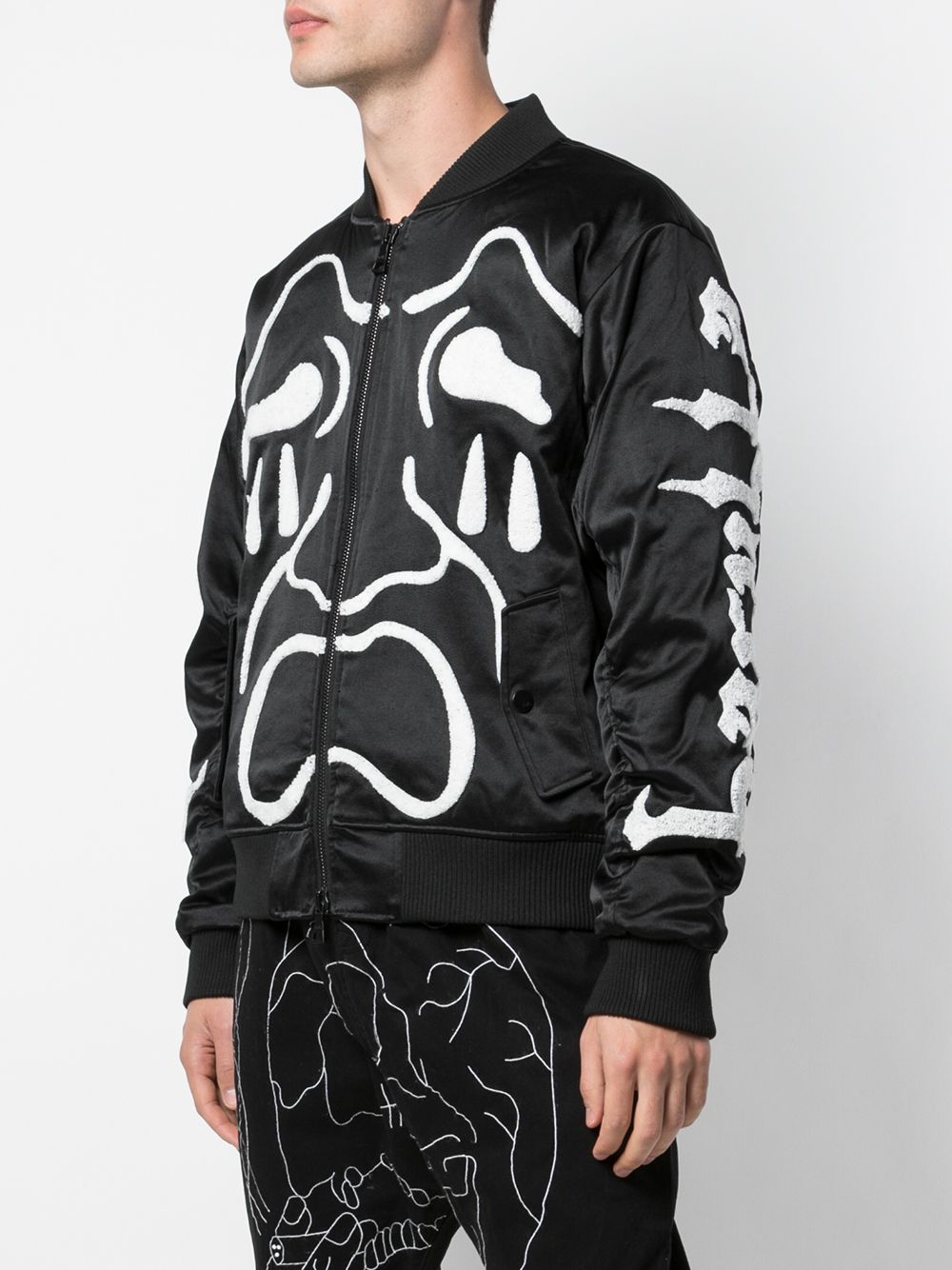 XAP Authentic“羊革“短丈“ bomber jacket Axel - Simple Bomber Leather Jacket Black – Paradigm Clothing