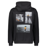 EYES ON FIRE HOODIE BLACK