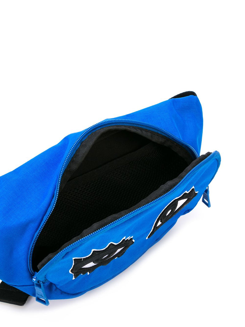 SIGNATURE EYES FANNY PACK BLUE