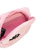 SIGNATURE EYES FANNY PACK PINK FUR