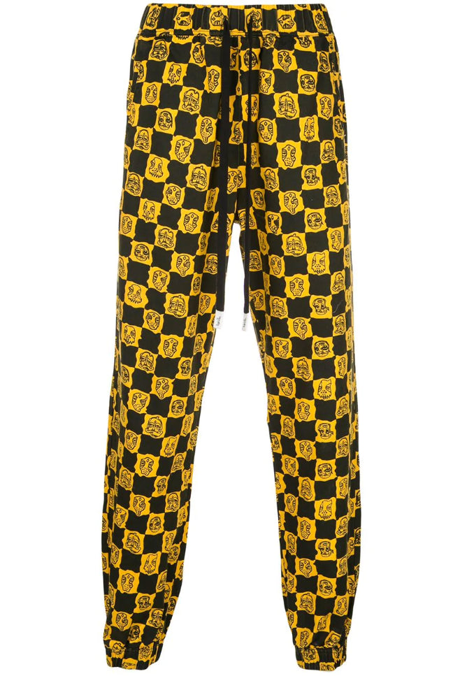 BLURRY WOVEN JOGGER YELLOW