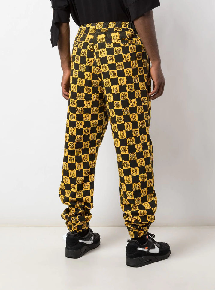 BLURRY WOVEN JOGGER YELLOW