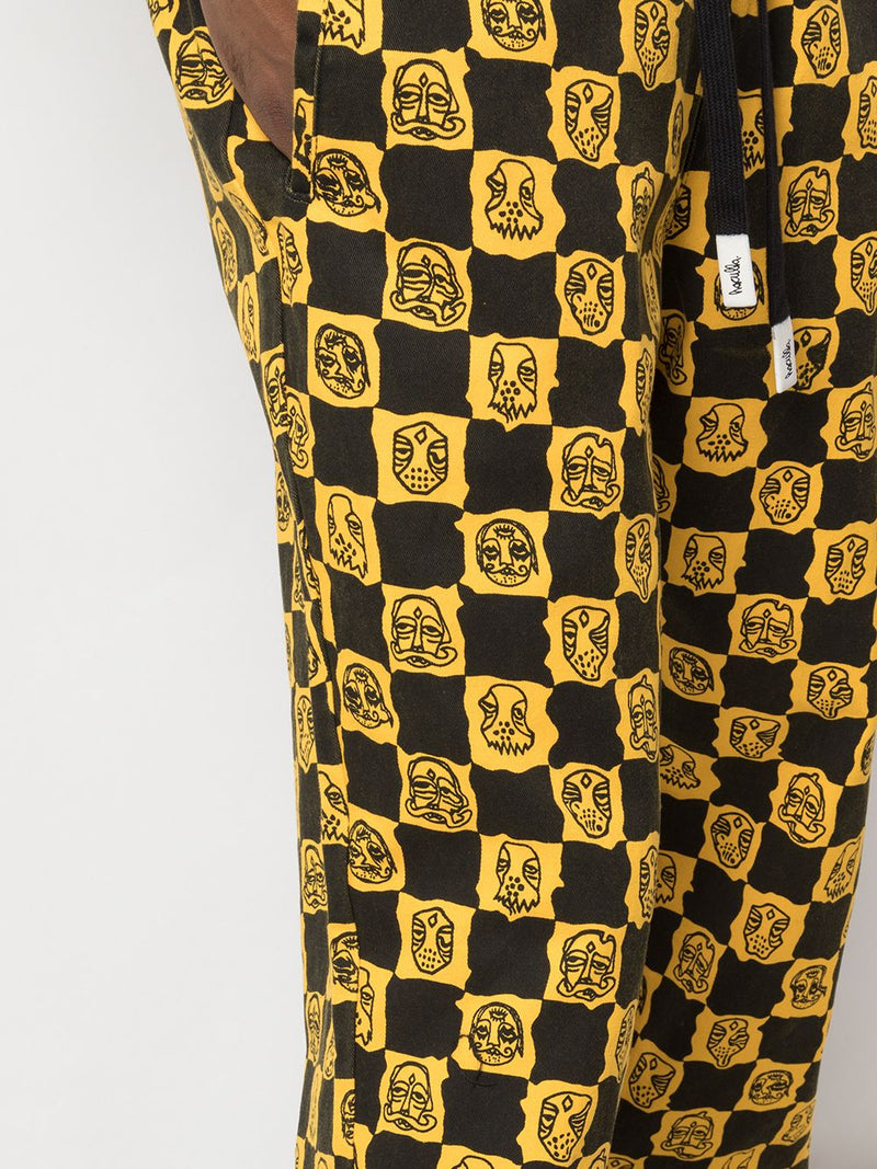 BLURRY WOVEN JOGGER YELLOW