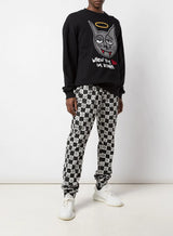 BLURRY WOVEN JOGGER WHITE
