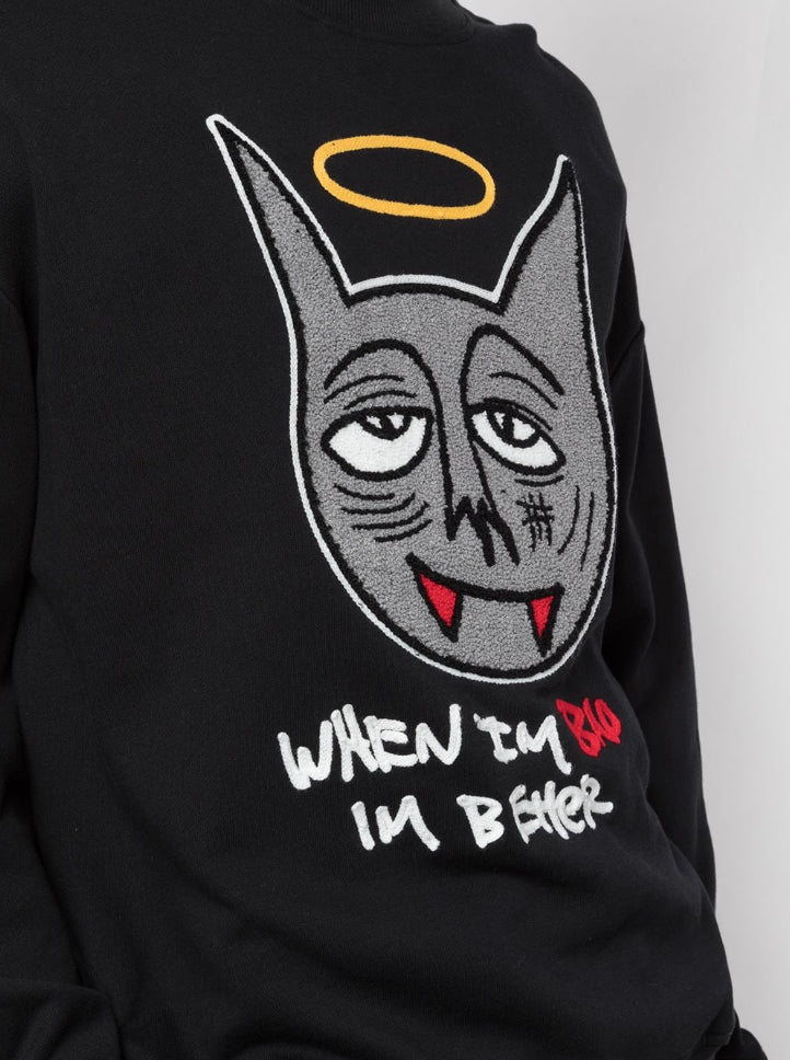 WHEN IM BAD IM BETTER  DROP SHOULDER CREW