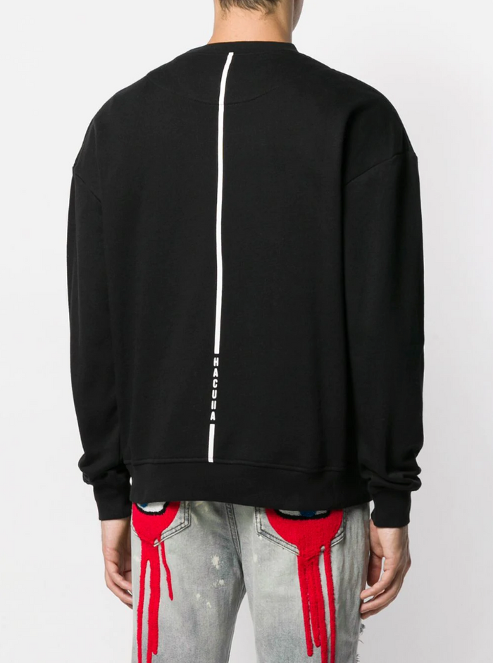 HAC-MAN DROP SHOULDER CREW BLACK – Haculla