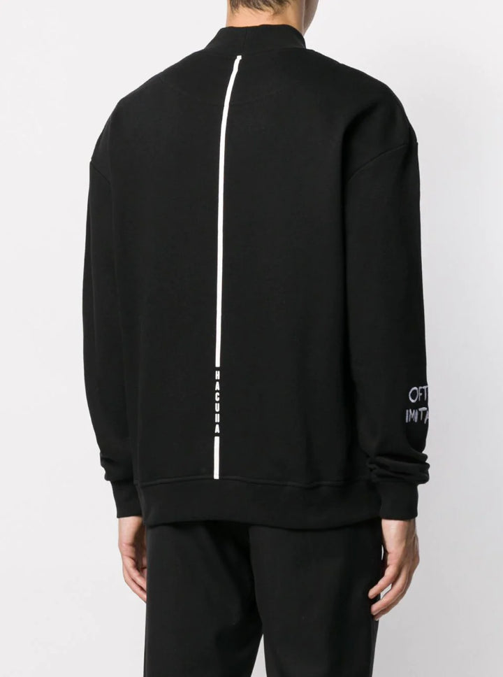 EYEZ AND SWORDZ MOCK NECK KNIT