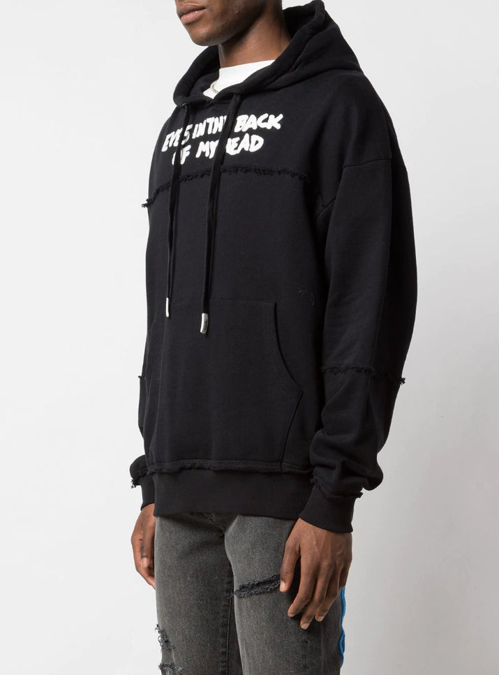 EYES IN THE BACK OF MY HEAD DROP SHOULDER HOODIE