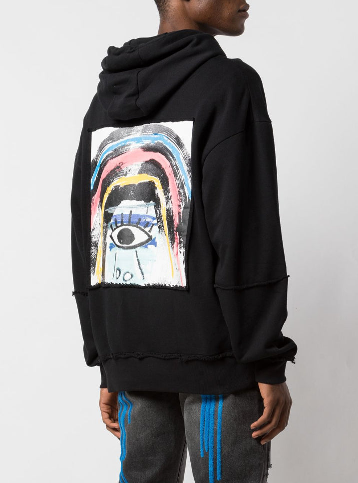 EYES IN THE BACK OF MY HEAD DROP SHOULDER HOODIE
