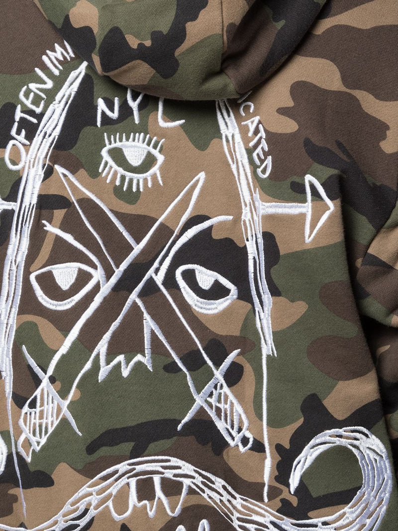 NEVER DUPLICATED DROP SHOULDER OVERSIZE SLEEVE HOODIE