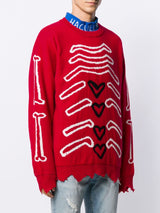 MY INSIDES SWEATER RED